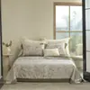 Colcha de Verano Suave y Lisa Estilo Americano Moderno de Lyocell Tencel Lenzing, Lavable a Máquina, Adecuada para Dormir Desnudo, Colcha con Efecto Frío para Aire Acondicionado, Juego de Cuatro Piezas
