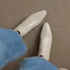 Botines ajustados elásticos de punta estilo francés, botines planos para otoño e invierno, comercio exterior transfronterizo, negros y marrones, botas de moda adelgazantes y versátiles