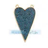 M07 M41B Acessórios de joias DIY amor estrela concha pérola cor zircônia pingente