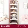 Gabinete de Esquina, Estante de Esquina, Estantería Triangular de Pie, Estantería de Esquina para Dormitorio, Estante de Esquina de Pared, Estante de Pared de Hierro Forjado, Estantería