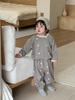 Conjunto de Dos Piezas Sudadera con Alfabeto para Niños Otoño 2025 Nuevo Estilo Coreano Ropa para Niños Traje para Niños Ropa de Bebé para Otoño