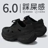 Zuecos Antibacterianos Antideslizantes de Exterior Médicos FZT 26 Mujer Resistentes al Olor Verano Suela Gruesa que Aumenta la Altura Sandalias Elásticas Suaves para Hombre