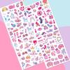 Amazon Novo Produto Transfronteiriço Adesivos de Tatuagem de Desenho Animado para Festa de Menina Rosa Fofos Decorativos Sapatos Arco-Íris Tatuagens Falsas da Moda