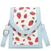 Al por mayor Bolsita Cuadrada Popular de Este Año Bolso de Mujer Otoño 2025 Nuevo Bolso de Hombro Color Cereza Contrastante Bolso Cruzado Versátil de Fresa