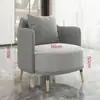 Conjunto de Sofá de Um Lugar de Luxo e Mesa de Centro para Lazer, Recepção de Hotel, Escritório, Sala de Vendas, Mesas e Cadeiras de Reunião, Salão de Beleza
