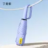 Mini guarda-chuva com revestimento preto proteção UV 50% de desconto guarda-chuva cápsula de uso duplo para dias ensolarados e chuvosos, guarda-chuva de publicidade com logotipo personalizado atacado