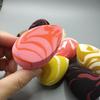 Esponja de Belleza de Material Hidrofílico Sin Látex, Borla de Maquillaje para Niñas, Algodón de Maquillaje Limpiador y Respetuoso con la Piel, Polvo Fijador