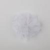 Tela de gasa de seda plateada hecha a mano coreana, flor de crisantemo, accesorios para el cabello DIY, tocado de flores, joyería de flores, accesorios florales para zapatos y sombreros, accesorios florales para ropa
