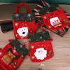 Bolsa de regalo de Navidad franela Bolso de mano para dulces bolsa de regalo para niños bolsa de dulces bolsa de manzana decoraciones navideñas