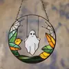 Transfronterizo Nuevo Producto Acrílico Halloween Trampa de Luz Diurna Calabaza Cráneo Redondo Fantasma Murciélago Cuervo Decoración