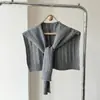 Estilo Novo Outono e Primavera Xale para Roupa Exterior Estilo Japonês Vazado Cor Sólida Colete de Tricô Versátil Colete de Tricô Roupa para Ar Condicionado para Mulheres