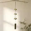 Estilo Japonês Hiruan Pagode Três Camadas Bênção Sino de Vento Casa Retro Sino de Ferro Metal Pendurado Decoração Som Claro