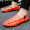 Mocassins Masculinos de Verão e Outono, Sapatos Casuais Masculinos, Sapatos Casuais Estilosos para Jovens Homens, Sapatos Slip-On, Sapatos de Tecido de Cano Baixo Listrados, Atacado
