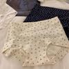 Ropa interior de algodón puro para mujeres jóvenes, que aprieta el abdomen, cubre las caderas, calzones tipo bóxer pequeños, entrepierna extendida, talla grande, ropa interior de algodón puro para mujeres