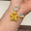 Cera de Abeja de Segunda Generación Varios Estilos Oso Bolsa de Queso Colgante Llavero DIY Exquisito Adorno de Joyería