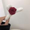 Outono e inverno amor borla pingente bola de cabelo grampo de cabelo pelúcia garra grampo de cabelo para trás cabeça grampo de cabelo superior acessórios de cabelo femininos