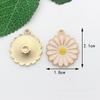 Fabricante de Accesorios de Joyería de Estilo Floral, Venta al por Mayor de Joyería DIY Hecha a Mano de Aleación, Accesorios de Joyería DIY con Goteo de Aceite Transfronterizo