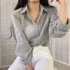 Camiseta ligera de manga larga con protección solar para mujer, estilo coreano chic, fresca, dulce, adelgazante y antiedad, de verano