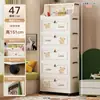 Armario de Almacenamiento Plegable Simple de Múltiples Capas Sin Instalación Armario de Almacenamiento de Ropa para Dormitorio Estante para el Hogar Baño Cocina