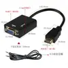 Hdmi macho PARA VGA fêmea cabo adaptador de cabeça convexa de áudio HDMI PARA VGA HD Computador celular PARA monitorar