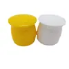 Pote com Creme de Cogumelo em Estoque 20g 30g Frasco Plástico para Amostra Cosmética Frasco Conveniente para Creme Removedor de Maquiagem
