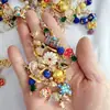 Venta de liquidación: Accesorios Hechos a Mano DIY de Aleación con Goteo de Aceite Estilo Antiguo Dorado Mate, Joyería Dorada Arena, Pulseras, Colgantes, Mezcla Aleatoria