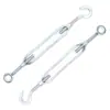 Tensor de Cuerpo Abierto Galvanizado por Inmersión en Caliente Tornillo de Tensor de Cable de Acero Maleable Galvanizado Tornillo Tensor