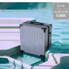 Maleta mini de tiro coreana de 18 pulgadas, caja de cabina de 20 pulgadas con ruedas universales y candado combinado, equipaje primera generación de pelo