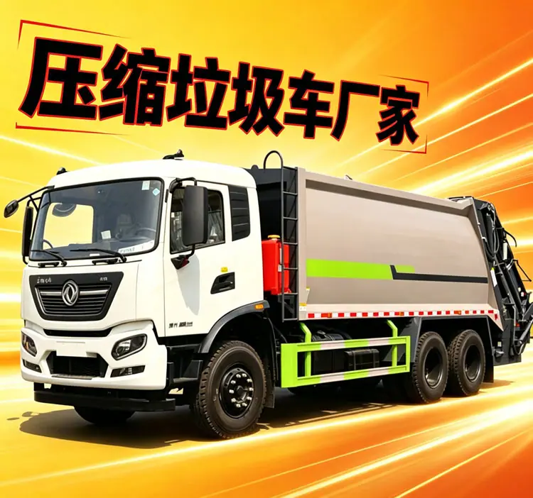 东风多功能14吨垃圾压缩车20方垃圾清运车制造商