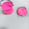 Balde Pequeno Dobrável para Exterior Infantil Porta-Canetas Brinquedo para Pintura Artística Balde para Peixes Camarões Conchas Balde Pequeno para Recolher Coisas na Praia