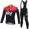 Traje de Mono de Ciclismo de Manga Larga Tour De France para Hombres y Mujeres Primavera y Otoño Transpirable Versión de Equipo de Carretera Ropa de Ciclismo al por Mayor