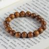 Pulsera de joyería de cuentas de madera de palo de rosa negro estilo hanfu chino simple retro versátil unisex