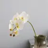 Flores Artificiales al por Mayor Orquídea Phalaenopsis de 9 Cabezas Tacto Realista Decoración de Boda Habitación Sala de Estar Arreglo Floral Accesorios para Fotografía Decoración de Escenario Flores Falsas
