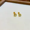 "Serie Zhenbei" Acero de Titanio Chapado en Oro Real de 18 Quilates Transfronterizo, Pequeño, Exquisito, de Gama Alta, Versátil y Modelo Más Vendido