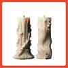 Sanxin Molde de Silicona para Vela Aromática Cilíndrica Estilo Europeo Forma de Columna Simple Molde Transfronterizo Personalización