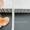 Nuevo Adorno de Encaje Exquisito de Cuerda Retorcida de un Solo Lado en Forma de Semicírculo Estilo Chanel para Accesorios de Ropa Infantil, Bufandas, Zapatos, Sombreros, Bolsas y Accesorios
