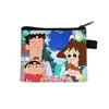 Nuevo Monedero de Crayon Shin-chan Bolsa de Monedas con Cremallera de Dibujos Animados Linda Bolsa Pequeña de Almacenamiento para Estudiantes Venta al por Mayor