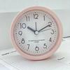 Reloj despertador para niños, redondo, sencillo, tridimensional, moderno, para decoración del hogar, despertador digital creativo para estudiantes, despertador de escritorio