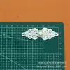 Hebilla de Perla y Cristal para Cheongsam Hebilla China Retro Hecha a Mano con Cuentas Hebilla Decorativa para Traje Tang Hanfu Accesorios para Ropa