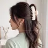 Grampo de cabelo coreano de alta qualidade para cabelos grossos, grampo de tubarão grande para a parte de trás da cabeça, presilha super grande, acessório de cabelo