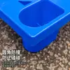 Paleta de plástico personalizada, paleta para montacargas de rejilla de nueve pies, tablero de suelo a prueba de humedad para almacén, paleta de logística, paleta de plástico
