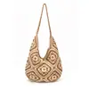 Bolso de Punto para Mujer, Estilo Veraniego para Combinar con Vestidos, Nuevo Modelo 2026, Bolso de Hombro de Playa Tejido para Debajo del Brazo, Gran Capacidad