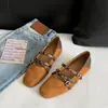 Zapatos Mary Jane estilo coreano Chuyuji para mujer, nuevo modelo 2026, corte bajo, correa única, bloques de color, planos, versátiles, zapatos antideslizantes