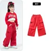 Ropa de moda hip hop para niños primavera y otoño traje de ropa de actuación de baile jazz hip hop para niñas ropa de actuación de baile jazz para niñas pequeñas