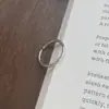 Anel de Prata Esterlina S925 com Textura Irregular, Anel de Dedo Indicador de Zircônia de Alto Padrão Nicho, Anel Aberto Fashion de Luxo Leve