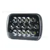 Venta Directa de Fábrica Faro Cuadrado 7 Pulgadas para Wrangler 15 LEDs Súper Brillantes Ojo de Ángel en L Lente Bifocal Faro Led para Coche