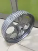 Acessórios para linha de cama fria extrusora de perfil de alumínio, acessórios para extrusora, eixo de engrenagem da polia, correia síncrona, torno