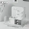 Caixa de Armazenamento de Painel Perfurado de Mesa Escritório Estudante Dormitório Mesa Porta-Canetas Perfurável Suporte de Livros de Mesa Caixa Organizadora