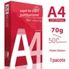 Papel A4 para Cópia Papel de Impressão 70g 500 Folhas 80g Papel de Escritório Antiestático Papel Rascunho Frete Grátis Impressora