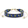 Pulsera Étnica Transfronteriza de Encaje con Cinta Geométrica Jacquard, Pulsera Personalizada Ajustable Colorida, Pulsera Nepalí